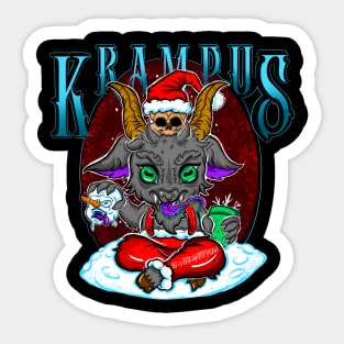 Krampus The Snow Maker Sticker
